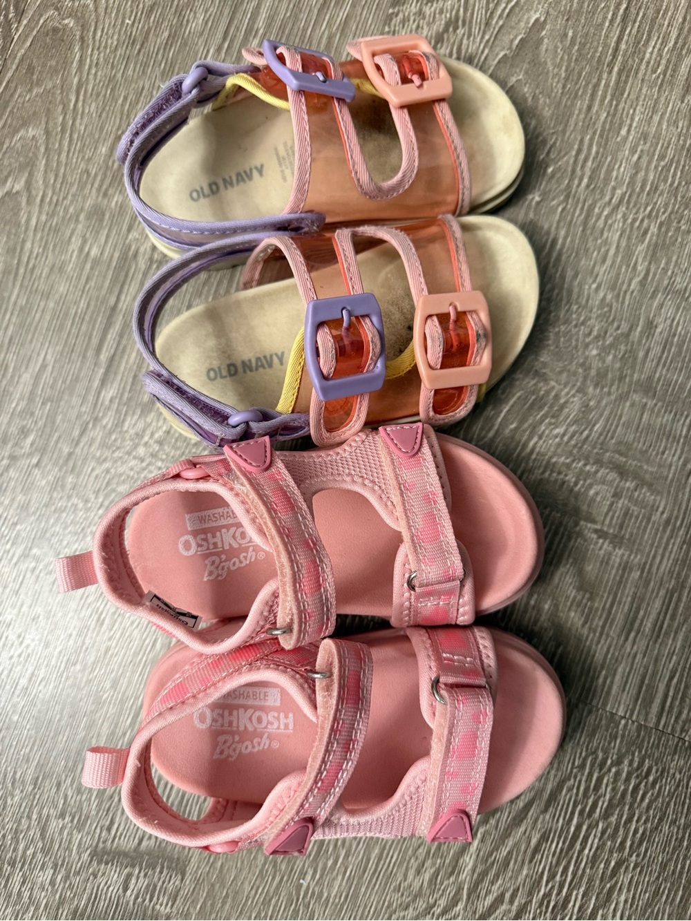 OshKosh B'gosh and Old Navy Toddler Sandal Set 6 - Picture 2 of 2